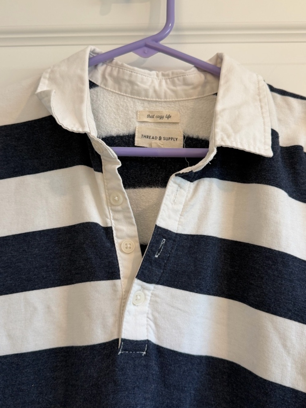 Thread & Supply Striped Rugby Shirt - Picture 2 of 5